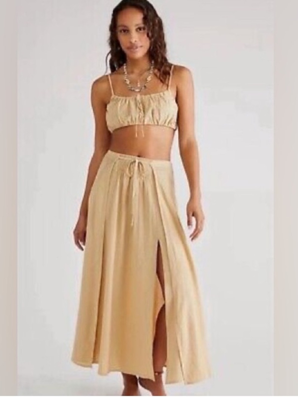 Free People Maxi Skirt Set